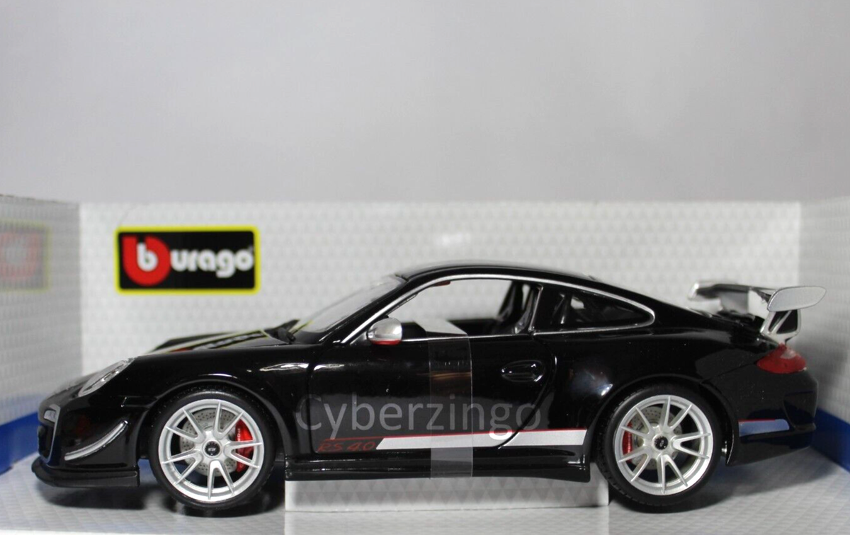 Bburago Porsche 911 GT3 RS 4.0 1:18 Scale Black Diecast Car 18