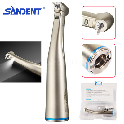 SANDENT Dental Fiber Optic 1:1 Contra Angle Handstück Inner FG Bur NSK Style