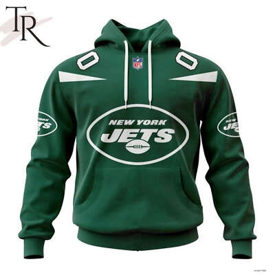 New York Jets 2024 Personalized Name And Number Hoodie S5XL AOP