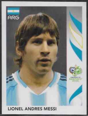 messi 2006 panini wc rc