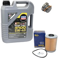 MotoröL Set 5W-40 5 Liter + ÖLfilter SH 409 + Schraube FüR BMW 3Er Z3 M3 E36