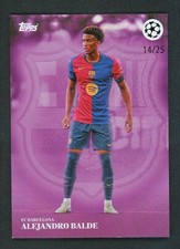2025 ALEJANDRO BALDE 14/25 TOPPS UEFA CHAMPIONS LEAGUE SIMPLICIDAD