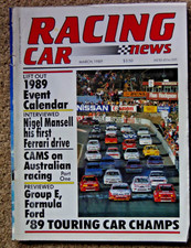 Racing Car News 1989 Mar Nissan Skyline Paris Dakar Rally Nigel Mansell ATCC Gle
