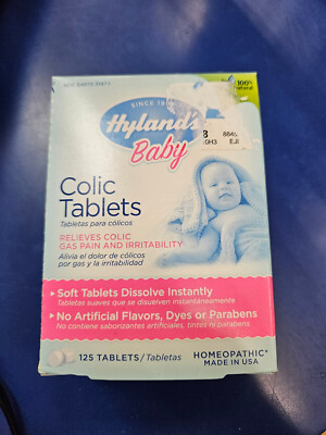 Hyland's Baby Colic Tablets 125 Quick Dissolve Pills Homeopathic Discontinued