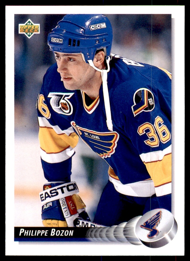 Philippe Bozon 1992-93 Upper Deck #283B St. Louis Blues