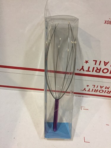 Kikkerland Purple Head Massager Scratcher AR18-A - MASSE-TETE - Box - Picture 7 of 11