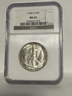 1944-D Liberty Walking Half Dollar NGC MS-65  - Mint State 65