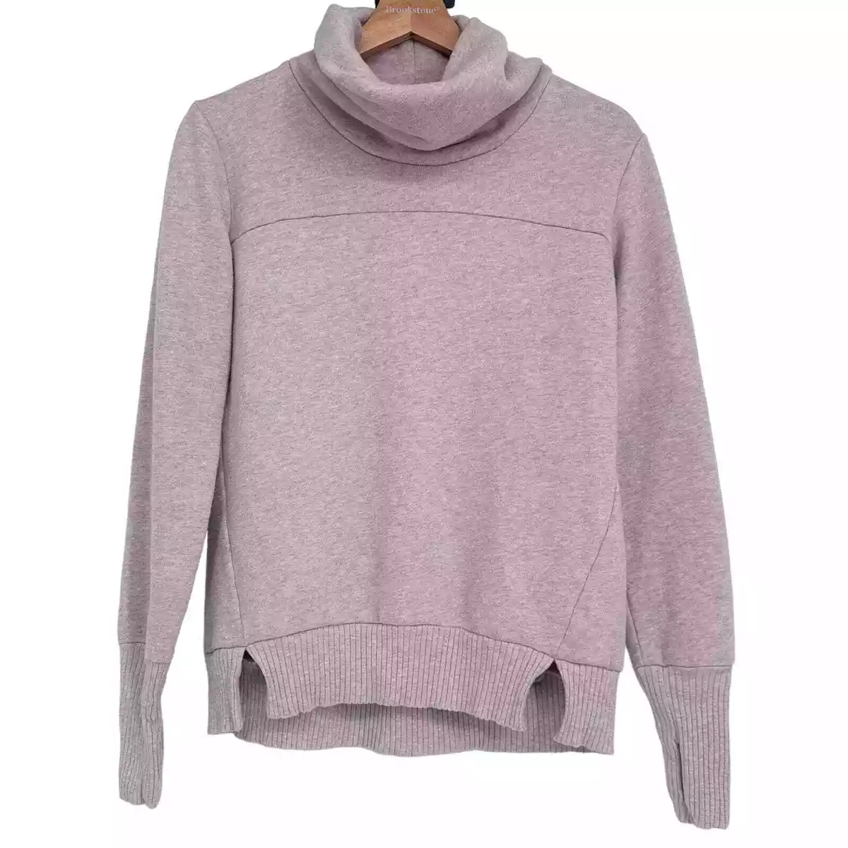 Alo Yoga Haze Funnel Neck Sweatshirt In Nectar Heather. vdxvfdewq2c