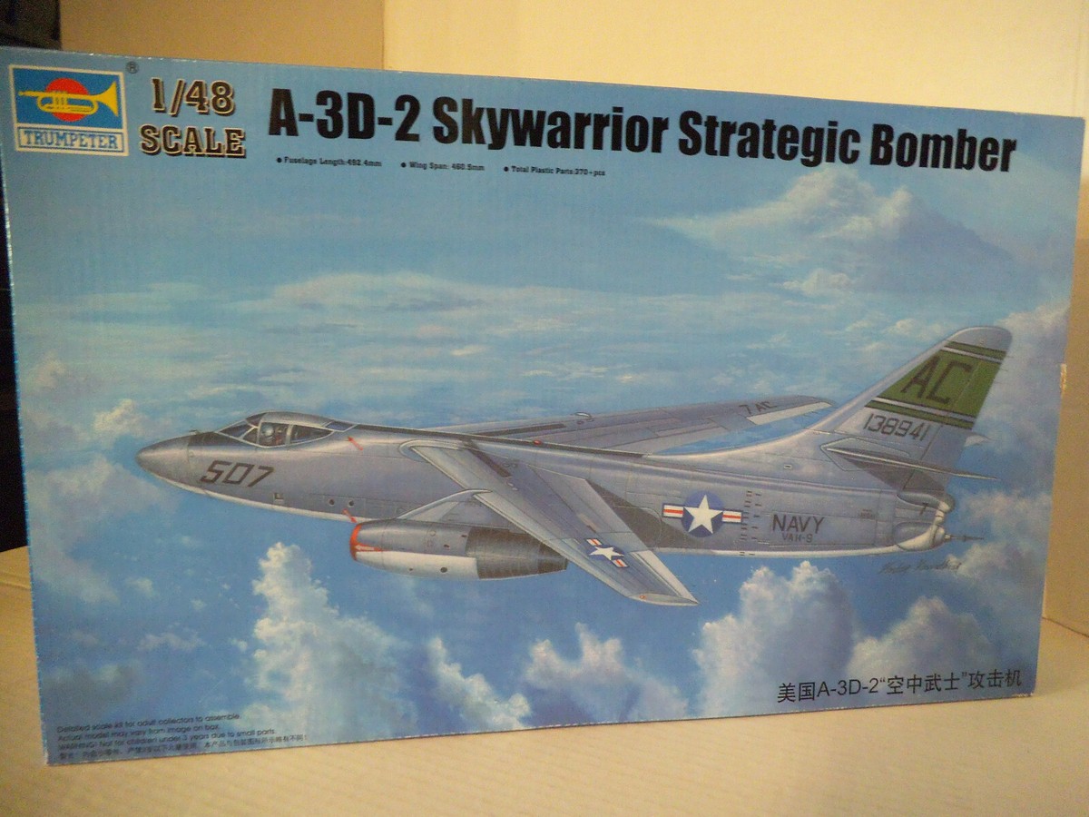 A-3D-2 Skywarrior 戦略爆撃機 1/48 A3D-2 Skywarrior Strategic Bomber 1/48 Trumpeter