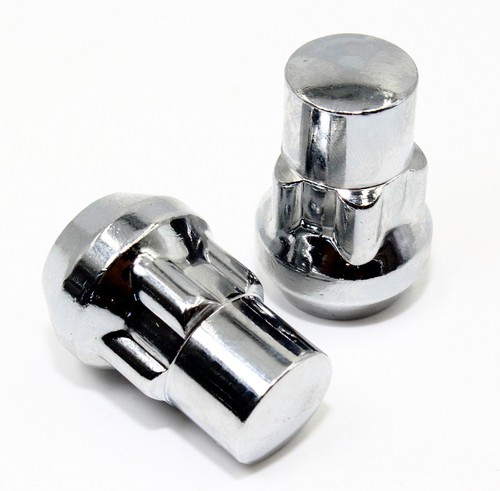 4 Chrome Wheel Locks 12x1.5 for Buick Cadillac Chevy Corvette GMC Pontiac Saab - Picture 2 of 9