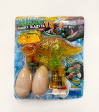Dinosaur Bubble Blaster Lights Up Makes Sounds w/ Bubbles
