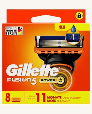 Gillette Fusion5 Power  8er Pack OVP 100% Orginal Klingen
