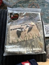 RED HEART LATCH HOOK RUG PATTERN CANADA GEESE 20" X 27" NIP