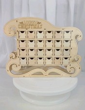 Advent Wooden Calendar DIY Countdown To Christmas New In Sealed Package