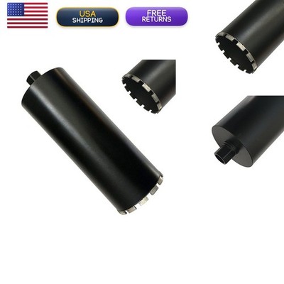 EDiamondTools 5'' High Performance Wet Core Bit Hard/Reinforced Concrete, 10mm