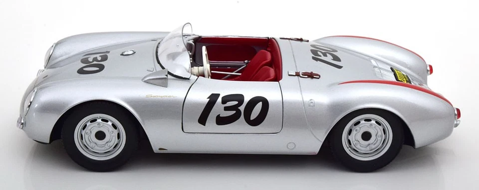 KK Scale 1/12 PORSCHE 550A SPYDER #130 LITTLE BASTARD JAMES DEAN 1956 Modelo - Imagen 3 de 4