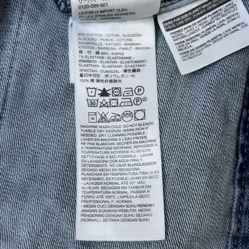 Levi's Jeansjacke mit Knopfleiste Damen Gr. Small Stonewash 29945-0020 Denim Trucker - Bild 10 von 13