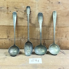 4 Mestolo Antico ottone cucina da collezione Vintage - lotto 231