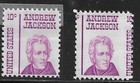 ** US #1286  .10c  ANDREW  JACKSON  DESIGN  CHANGE   MISPERF   MNH  NICE  ** — photo 1