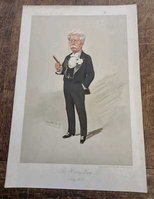 Vanity Fair Spy Print Sir Henry Lucy  Toby M.P. 