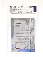 Carte Collector Eric Cantona - Futera Unique 2024 Legacy - Notée PSA 9 (POP 1) - Numérotée 05/08 - Autographiée
