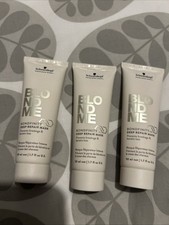 Schwarzkopf 3 X 50 Ml X Blondme Deep Repair Masks X 3 ( 150ml Altogether)