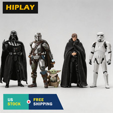 ZD Toys Star Wars The Mandalorian Grogu Luke Skywalker Darth Vader 1/10 Figure
