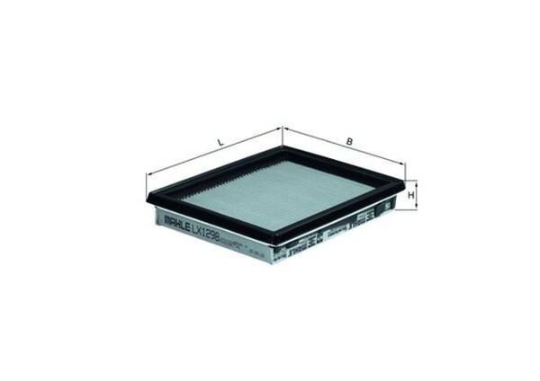 Luftfilter Mahle LX 1298 Filtereinsatz FüR Nissan Primera Juke Renault GA14DE 1-image