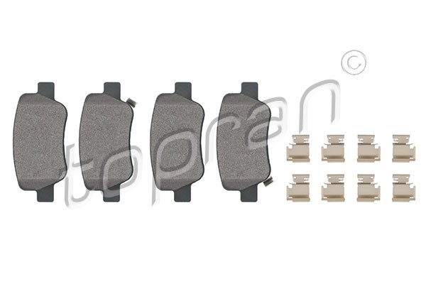 Fits TOPRAN HANS PRIES 624 517 HAM PADS.