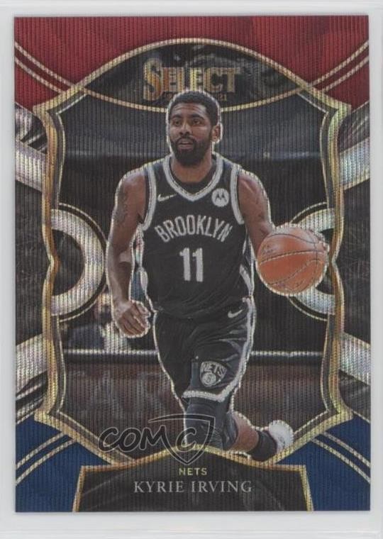 2020-21 Panini Select Concourse Tri-Color Prizm Kyrie Irving #42 01lu