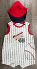 Baby Boy Clothes Nwot Vitamins Baby 3-6 Month Baseball Romper Outfit & Hat