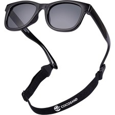 Flexible Polarized Baby Sunglasses with Strap UV Protection 0-24 Months Infant