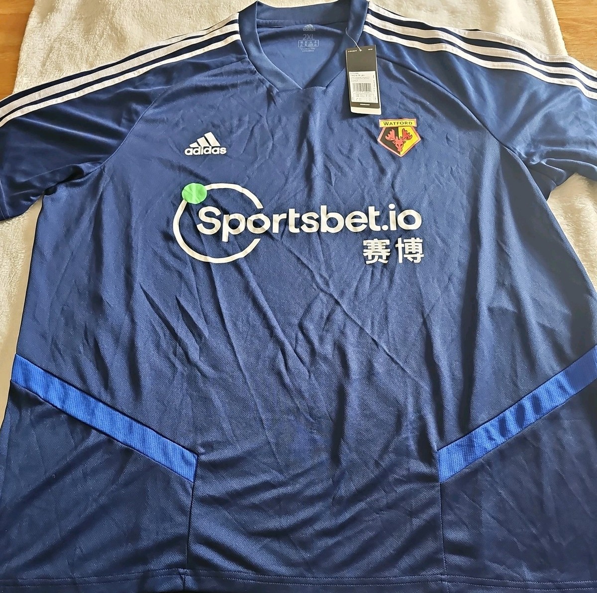 Watford FC Away Football Shirt Adidas Size UK XXL UK