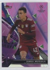 2021 Topps Finest UCL Purple/Pink Vapor Wave Refractor 88/125 Jamal Musiala 01eh