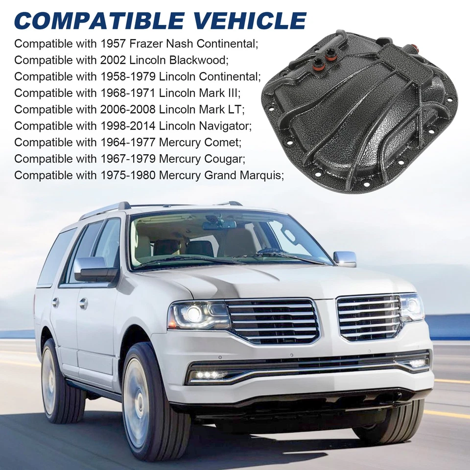 ​10023539 Spicer 9.75" Rear Nodular Iron Differential Cover 12 Bolt Hole - Изображение 4 из 4