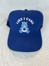 CareBear Trucker Hat Blue NEW with Tag One Size Adjustable