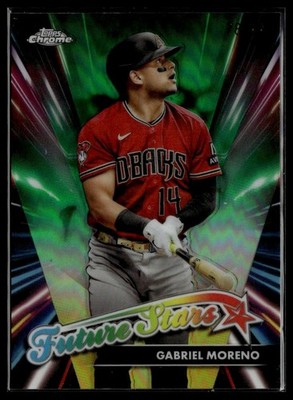 2024 Topps Chrome #FS-4 Gabriel Moreno Future Stars Green Refractor #/99