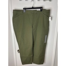 Old Navy Women's High-Rise Pixie Ankle Pants Army Green NEW  Size 26