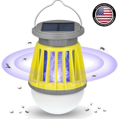 Waterproof Cordless Mosquito Zapper with Multi-Function LED Light in Green