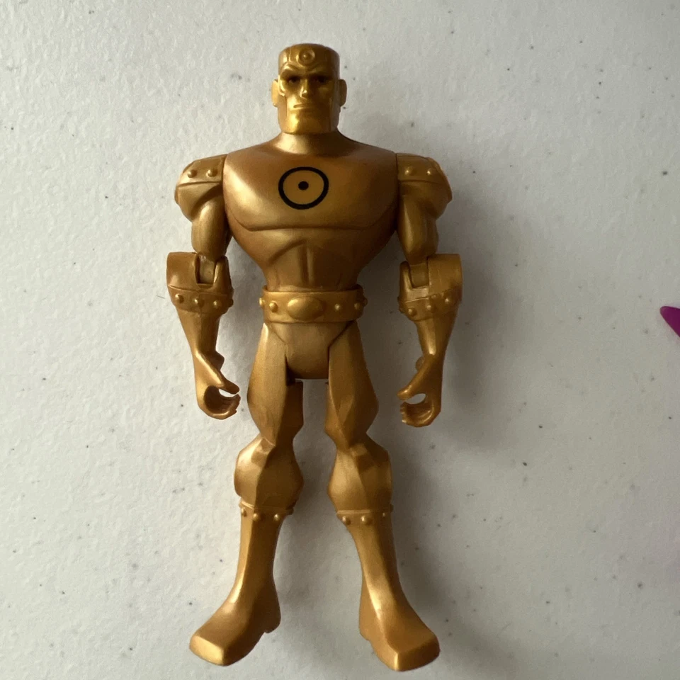 2009 Batman brave and the bold GOLD STARRO Complete animated metal men Mattel - Image 2 of 4