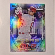 2023 Topps Baseball Shohei Ohtani Stars of The MLB Chrome Insert Card SMLB-33 