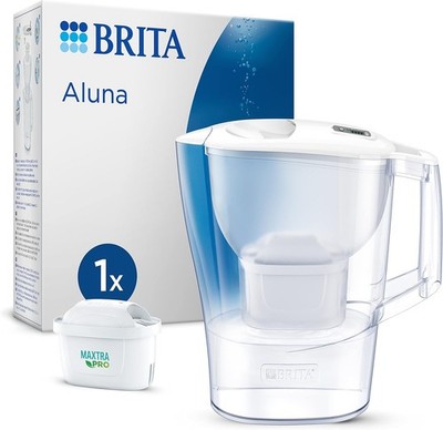 Brita Filterkanne Weiß 1052801 Wasserfilter Tischwasserfilter Kanne 2,4l