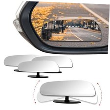 Blind Spot Mirrors, Car HD Glass Frameless Side Mirror, Convex 4PCS Long Strip