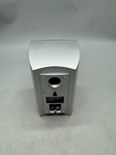 set of 4 Surround Sound Speaker System In Silver Finish works READ - Picture 4 of 24