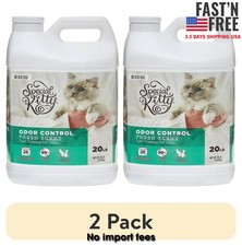  2 pack Special Kitty Scoopable Tight Clumping Cat Litter, Fresh Scent, 20 lb