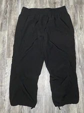 RBX Women’s Medium Black Capri  Pants Joggers Athletic Athleisure