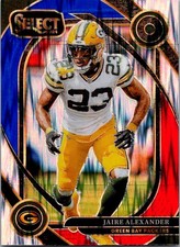 2024 Panini Select #263 Jaire Alexander Red & Blue Prizm Shock