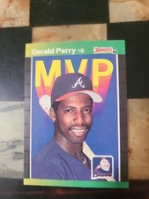 1989 Donruss 1988 Leaf Card #BC-24 MVP Gerald Perry Atlanta Braves MLB 