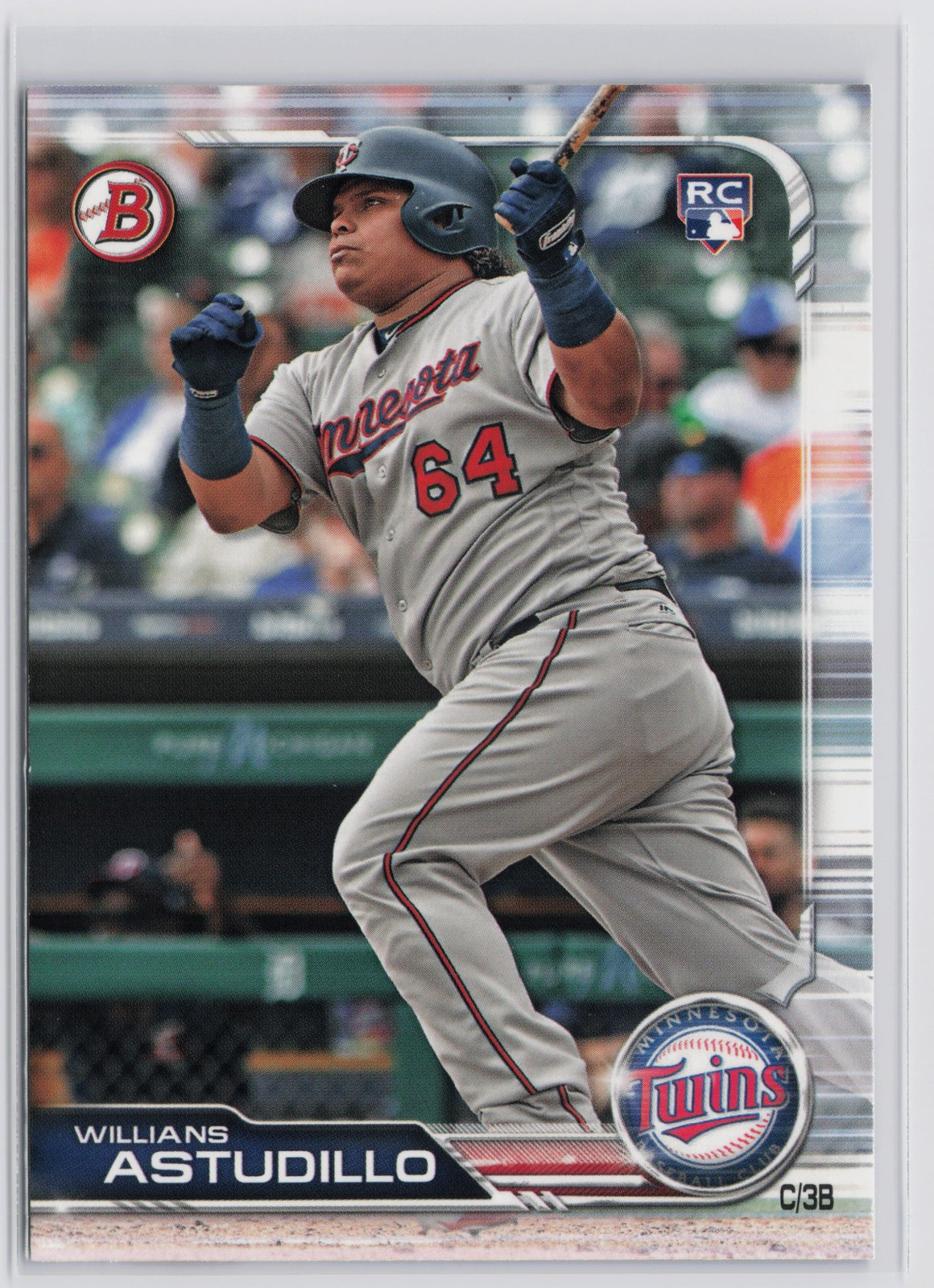 Willians Astudillo #24 (Baseball Cards 2019 Bowman) — is it worth grading?
