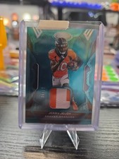 2022 Panini Certified Football Jerry Jeudy Mirror Green Patch 6/15 Broncos MINT